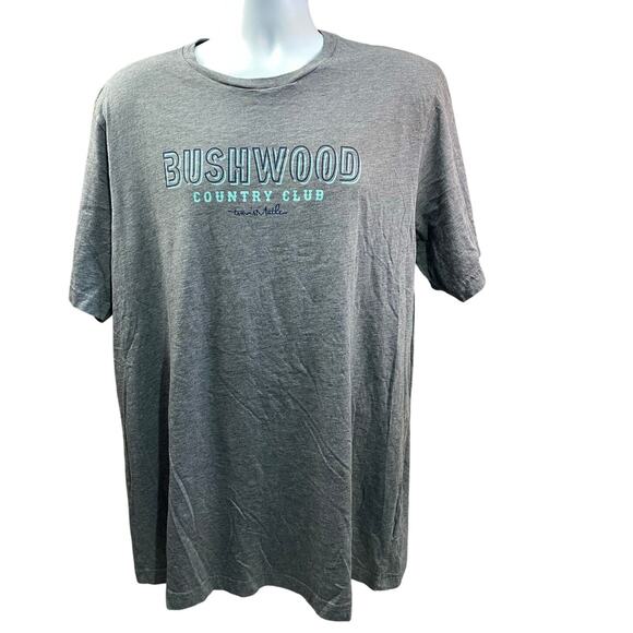 TravisMathew Bushwood Country Club T-Shirt Size XXL Gray Graphic Tee Golf Casual - Picture 1 of 8